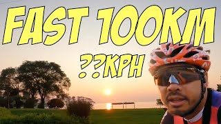 How FAST Can I Bike 100km Solo [upl. by Milore]