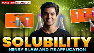 SOLUBI LITY FULL EXPLANATION  HENRYS LAW AND ITS APPLICATION  BY CHETAN SIR  chemistry [upl. by Hnah]