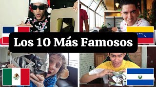 Top 10 Mas Famosos Youtubers Hispanos [upl. by Fuchs]