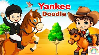 Yankee Doodle Song  English Nursery Rhyme And Kids Song [upl. by Ilac]