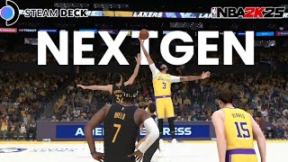 NBA 2K25 Steamdeck OLED Gameplay  Lakers Vs Warriors [upl. by Valley700]