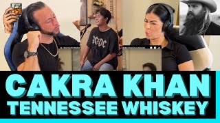 First Time Hearing Cakra Khan  Tennessee Whiskey Reaction Chris Stapleton Cover PERFECT FOR HIM [upl. by Akissej]