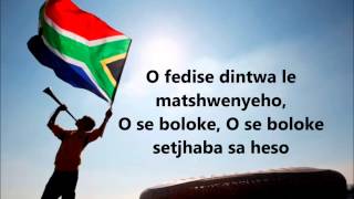 Nkosi Sikelel iAfrika south african national anthem with lyrics  Inno nazionale sudafricano [upl. by Cattier]