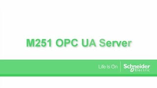 Tutorial SoMachine V43  M251 OPC UA Server [upl. by Oilerua]