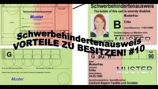 Schwerbehindertenausweis VORTEILE ZU BESITZEN [upl. by Zippel]