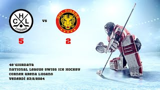 HC Lugano vs SCL Tigers  Interviste 2322024 [upl. by Aicatsana]