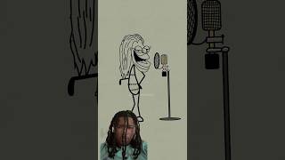 THIS IS HOW RAPPERS MAKE THERE BARS🎤‼️ funny animation cartoon comedy art drawing funnymemes [upl. by Orihakat]