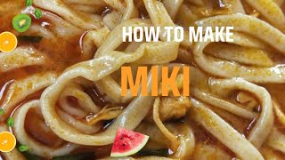 Miki Ilokano Recipe  Rhiza Vlogs [upl. by Fries422]