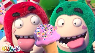 ODDBODS  NEW  DOUBLE SCOOP🍦 Best Oddbods Full Episode  Funny Cartoons [upl. by Brigg]