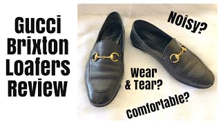 Gucci Brixton Loafers Review  Pros and Cons  Comfort sizing wear and tear etc [upl. by Suiremed652]