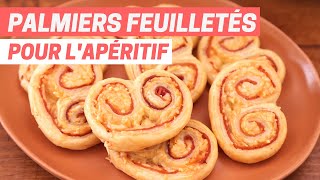 Palmiers feuilletés trop faciles et rapides pour lapéritif [upl. by Naloc960]