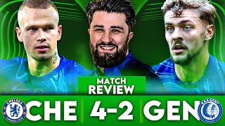 DEWSBURYHALL SCORES AT LAST  MUDRYK ASSIST  Chelsea 42 Gent  Match Review [upl. by Aroel]