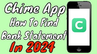 How To Find Your Chime Bank Statements In 2024 [upl. by Xantha559]