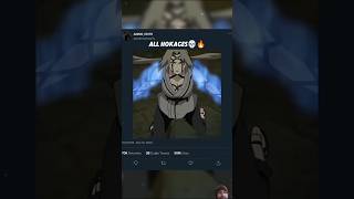 ALL HOKAGES ANIME EDIT naruto anime narutoshippuden hokage [upl. by Werna997]