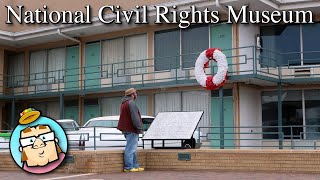 National Civil Rights Museum  Lorraine Motel  Memphis TN  Snowy Drive to Hot Springs [upl. by Vedis316]