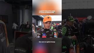 Lando Norris reaction after p6 in Brazil gp trending formula1 landonorris mclarenf1 [upl. by Evers]