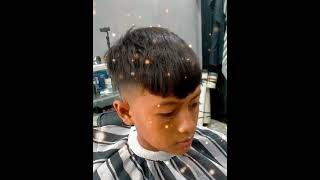 medium Fade barber haircut kumbanghairstyle kumbangstudio hairstyle [upl. by Narih]