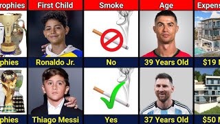 Comparison Ronaldo VS Messi [upl. by Arahsak]