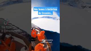 Chegamos na ANTÁRTICA como TRIPULANTE de cruzeiros 🌎 Expedição Antártica por Diogo Kyrillos shorts [upl. by Gustafson]