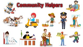 Community Helpers  Community Helpers for Kids  Our Community Helpers  Our Helpers Activity [upl. by Rikahs]