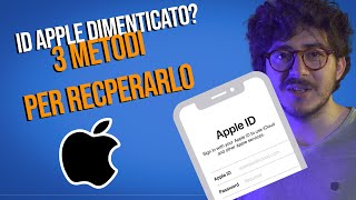 Hai dimenticato il tuo ID APPLE  3 Migliori metodi per resettarerimuovere il blocco di APPLE ID [upl. by Hazlip]