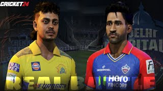 CSK VS DC  MPL SEASON 3  Cricket 24 livecricket [upl. by Harelda980]