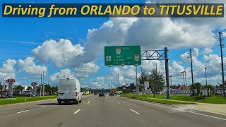 Driving to Walmart in Titusville from The Packing District in Orlando Florida [upl. by Packton185]