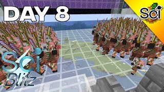 SciCraft Blitz Day 8 Insane Projects Finished [upl. by Ssidnak654]