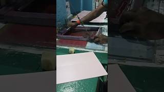 Screen printing process [upl. by Earahs]