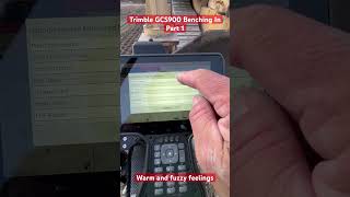 Trimble GCS900 Benching in part 1 NorthingEasting and Elevation [upl. by Cedar224]