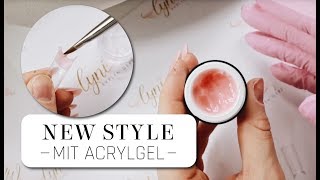 Tips mal anders benutzen  New Style Nägel mit Acrylgel 💅 [upl. by Nosdivad594]