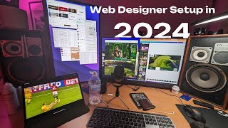 Web designer desk setup in 2024 [upl. by Kondon663]