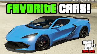 GTA 5  My Top 10 FAVORITE Cars in GTA Online [upl. by Tareyn]