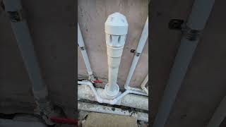 Air Admittance Valve Installation trinicareservices plumbing pipe trini [upl. by Rexferd]