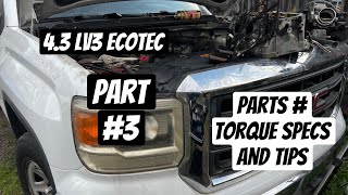 2015 gmc sierra 43 lv3 engine Cylinder head removal bad lifter and camshaftpart 3 [upl. by Ennaeirrac]