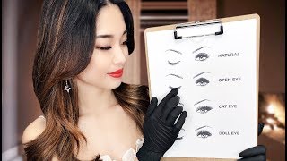 ASMR Eyelash Extensions  Personal Attention [upl. by Holloway]