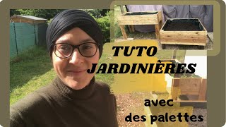 ✨ TUTO JARDINIÈRE ✨ COMMENT FABRIQUER DES JARDINIÈRES AVEC DES PALETTES DE RECUP [upl. by Pasol]