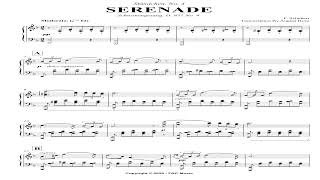 Advanced Piano Serenade from Schwanengesang  Schubert [upl. by Sansbury]