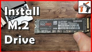 How To Install an M2 SSD Installation Tutorial with Samsung 960 Pro M2 SSD Drive [upl. by Anera]