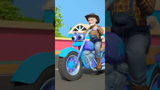 Wheels on the Vehicles trending viral popular cartoon bussong shorts youtubekids ytshorts [upl. by Jacquette984]