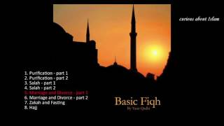 Basic Fiqh  Yasir Qadhi  Marriage and Divorce part 1  CD5 [upl. by Atinahc880]