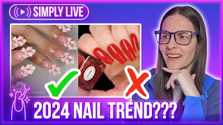 2024 Nail Trend Forecast Paint or Pass💅 🔴LIVE [upl. by Elleynod118]