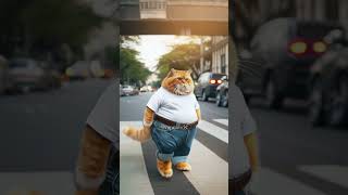 Which version do you prefer  Size of the videos cat catsofyoutube ai aiart chubby [upl. by Wilmette]