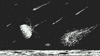 1bit Pixel Art Speedpaint  Asteroids [upl. by Latea]