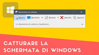 Cinque modi per catturare la schermata di Windows 10 [upl. by Magna832]