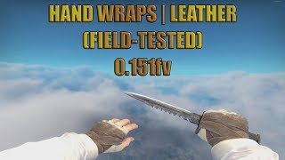 Hand Wraps  Leather FieldTested 0151fv CSGO Showcase 1 [upl. by Cherrita]