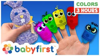 Toddler Learning Video  COLOR CREW  Songs Magic Toys amp More  3 Hours Compilation  BabyFirst TV [upl. by Allit]