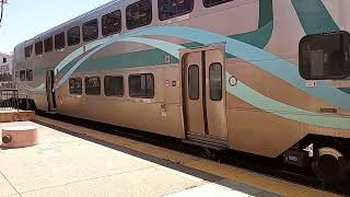 Metrolink Train 325 Claremont To LA Union Station Hyundai Rotem Cab Car 675 And F125 922 592024 [upl. by Newcomer490]