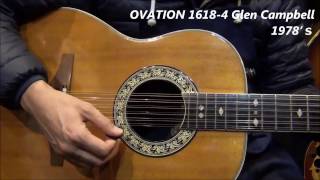 【オットリーヤ動画】OVATION 16184 Glen Campbell 1978年製 [upl. by Fabiolas]