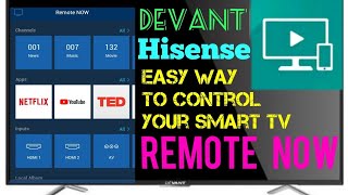 REMOTE NOW  DEVANT HISENSE SMART TV  EASY CONTROL DEMO TAGALOG [upl. by Ayrolg165]